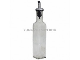 150#MEDIUM 250ML OIL BOTTLE WITH SILVER COVER CAP(21CM)